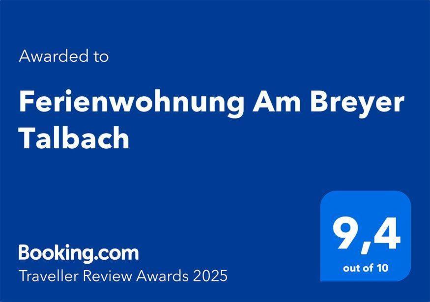 Ferienwohnung Am Breyer Talbach 外观 照片